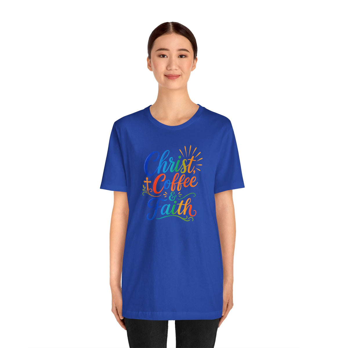 Christ, coffee and faith T-shirt