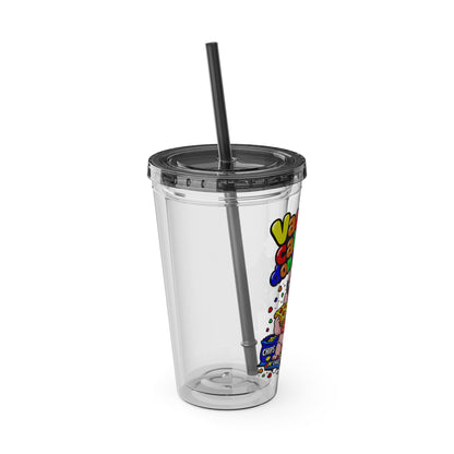 Vacation calories don't count Clear Insulated Cup