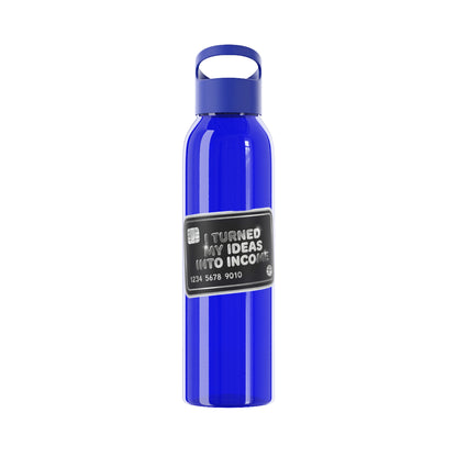 I turned my ideas into income Water Bottle
