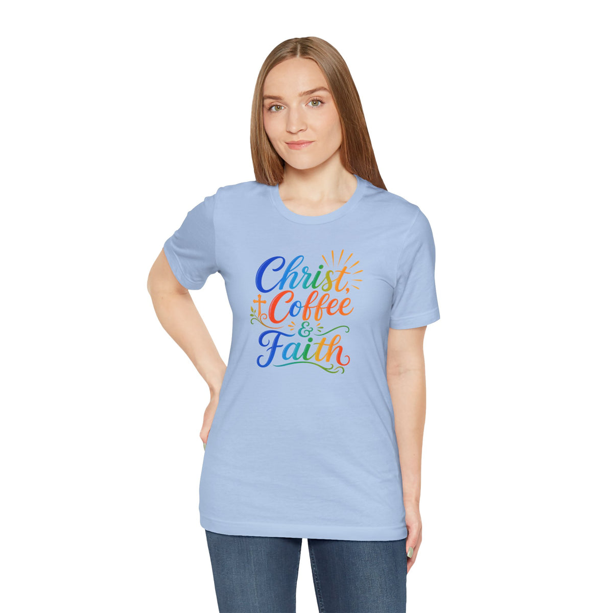 Christ, coffee and faith T-shirt