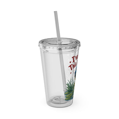 I've earned this attitude Clear Insulated Cup