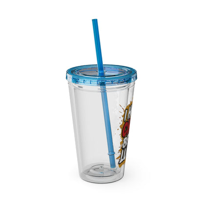 I handle chaos before lunch Clear Insulated Cup