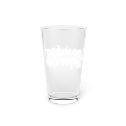 CEO mindset, everyday grind Beer Glass