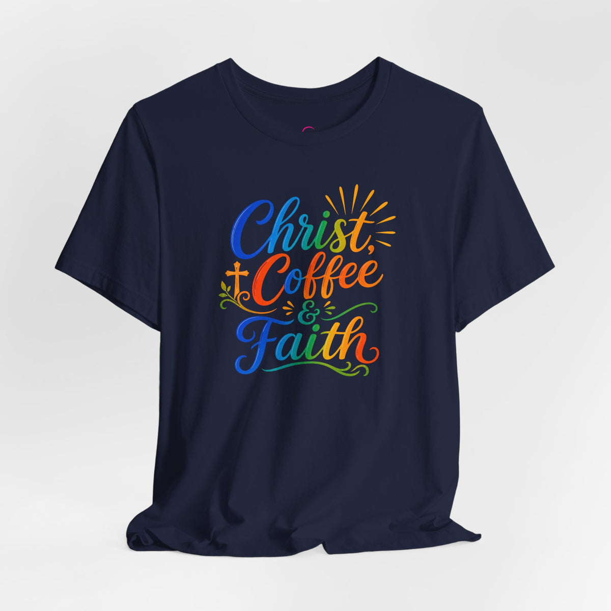 Christ, coffee and faith T-shirt