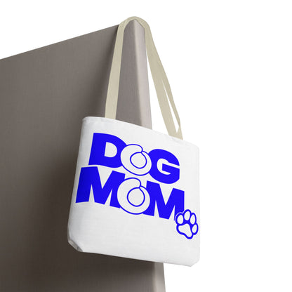 Dog mom blue Tote Bag