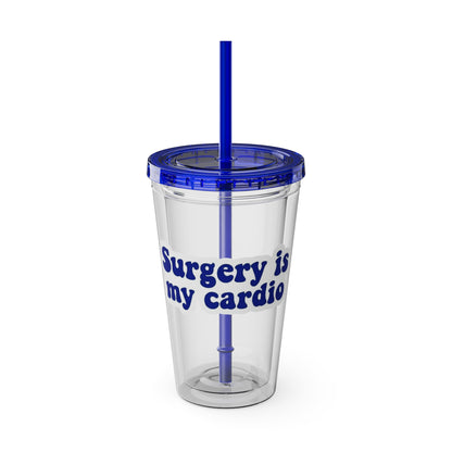 Surgery is my cardio Clear Insulated Cup