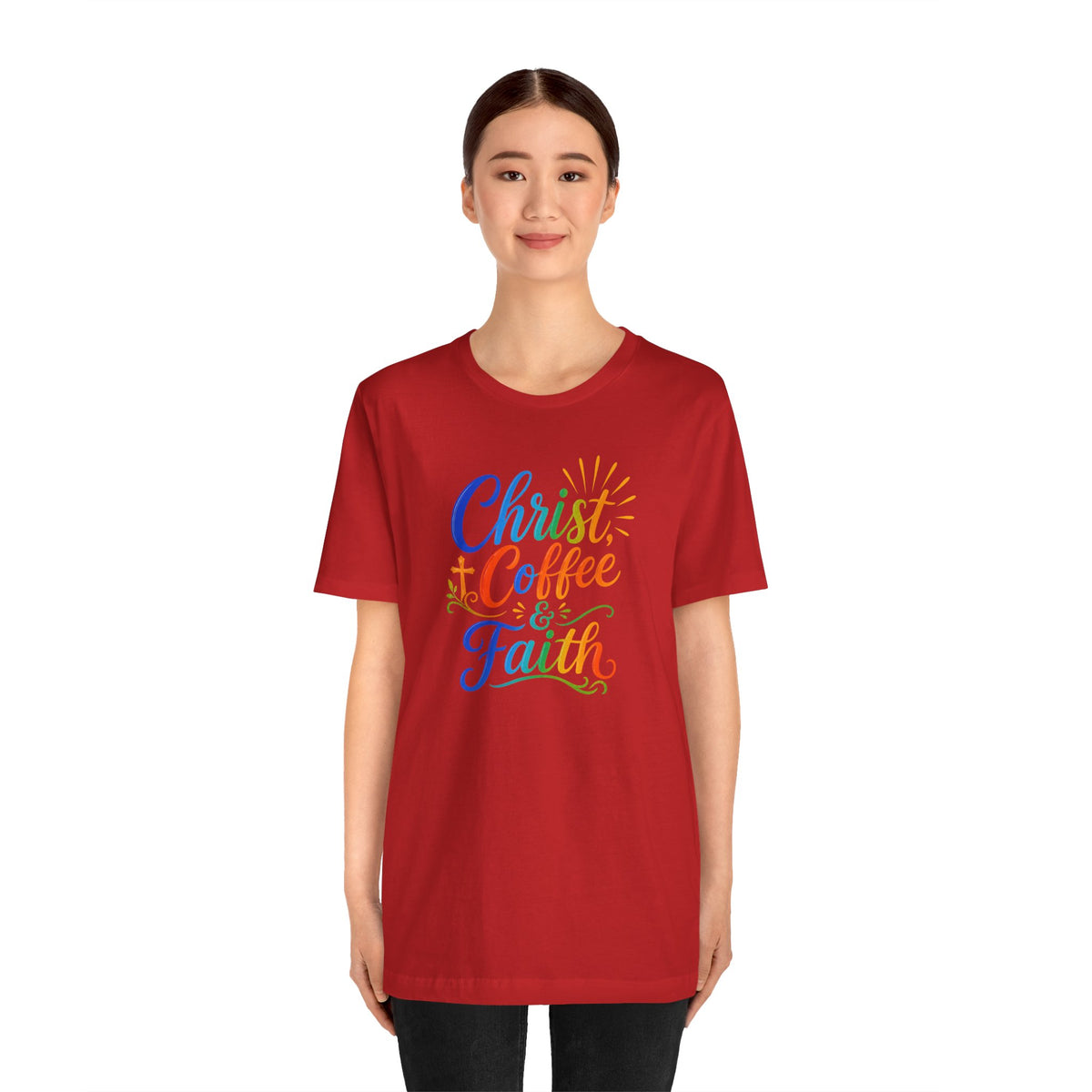Christ, coffee and faith T-shirt