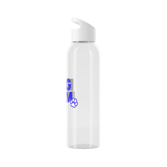 Dog mom blue Water Bottle