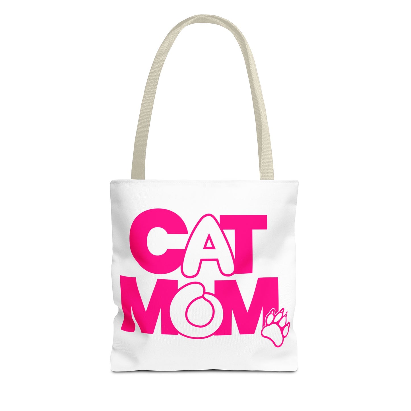 Cat mom pink Tote Bag