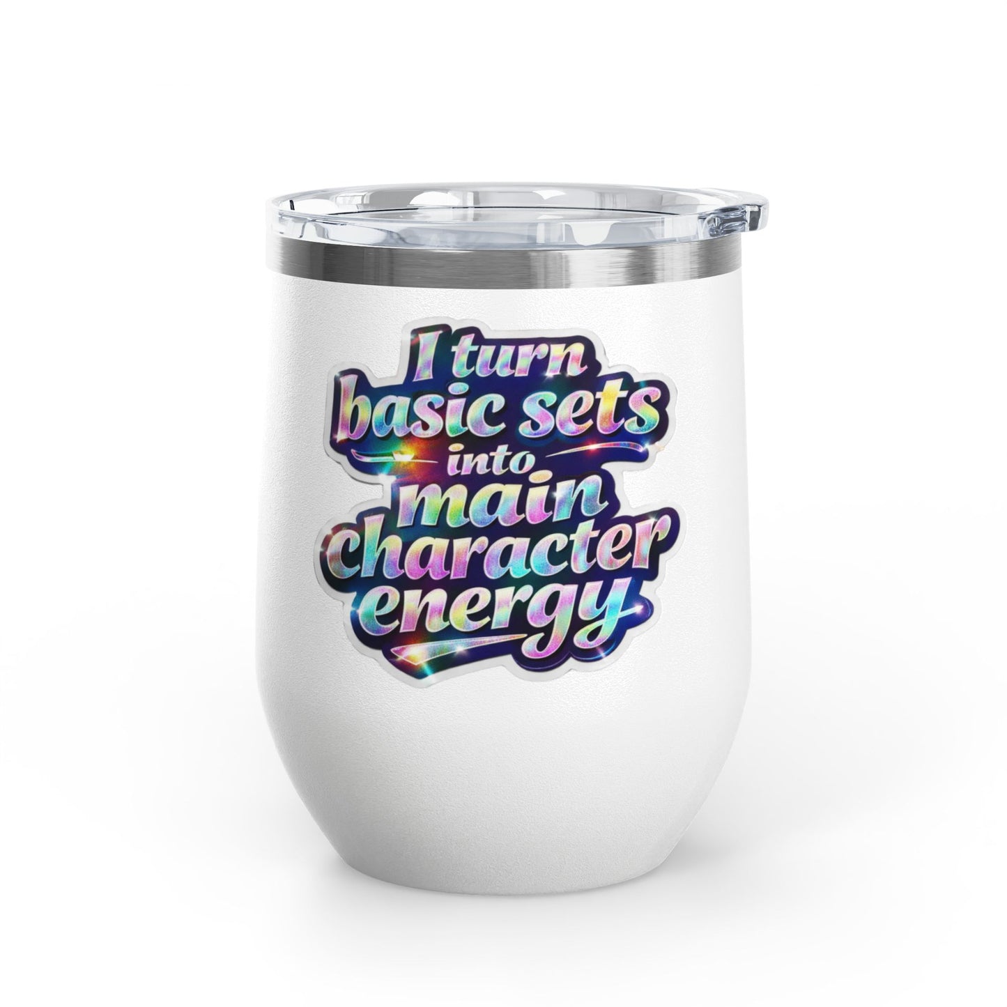 I turn basic sets into main character energy Tumbler