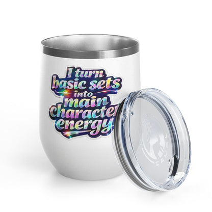I turn basic sets into main character energy Tumbler