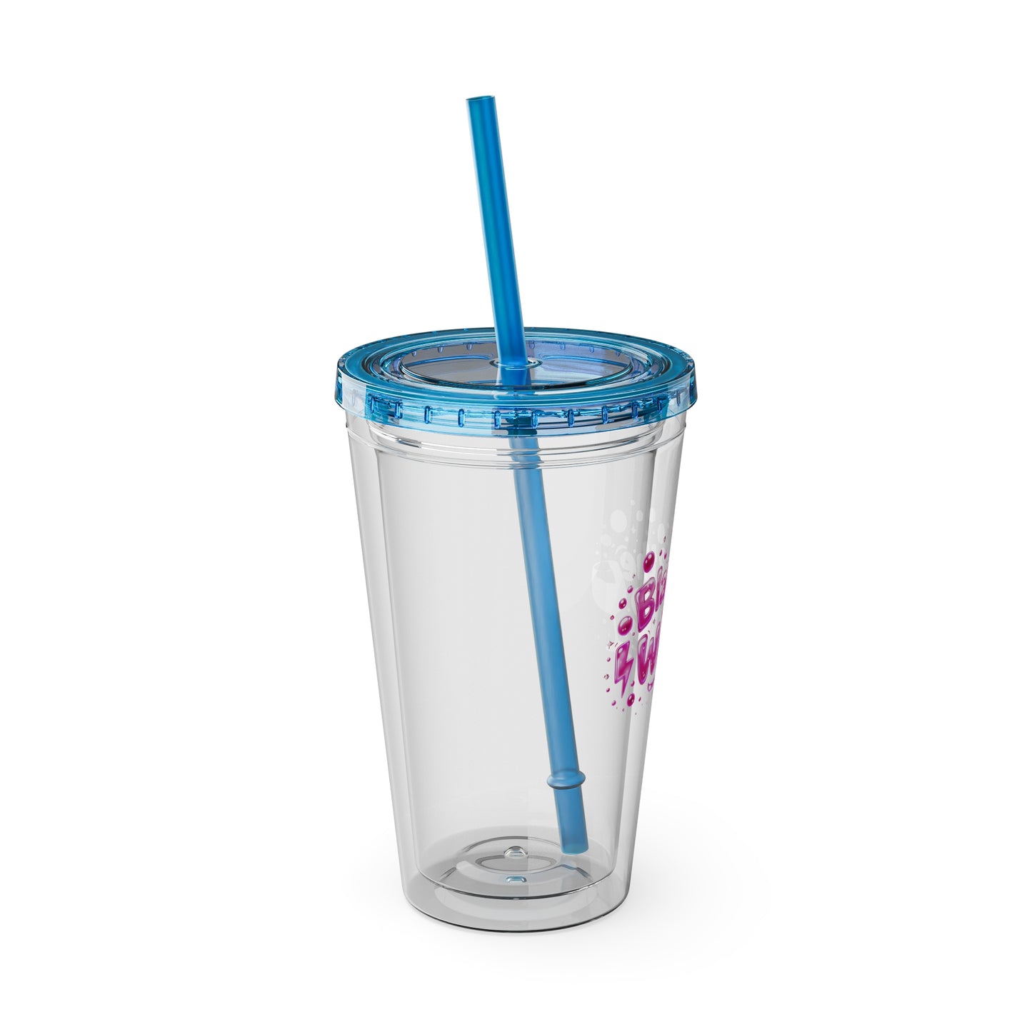 Blame the wine Clear Insulated Cup
