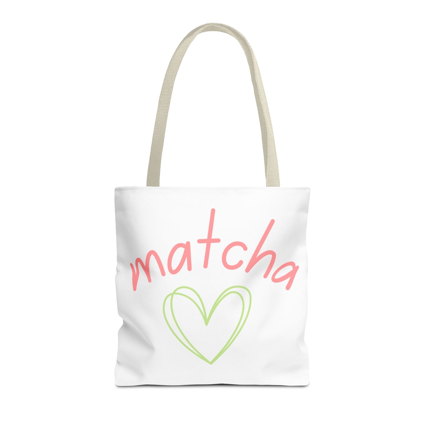 Matcha Heart Tote Bag