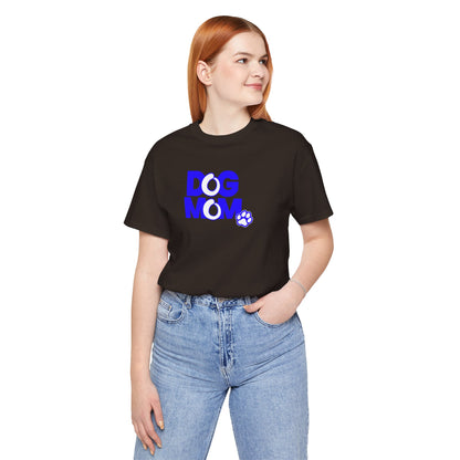 Dog mom blue T-shirt