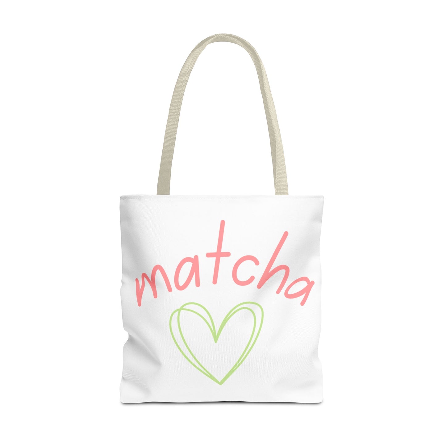 Matcha Heart Tote Bag