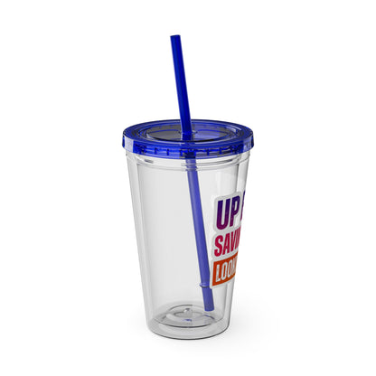 Up early, saving lives, looking good Clear Insulated Cup