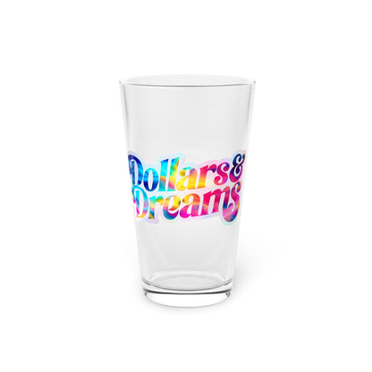 Dollars & Dreams Beer Glass