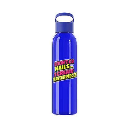 I don't do nails I create masterpieces  Water Bottle