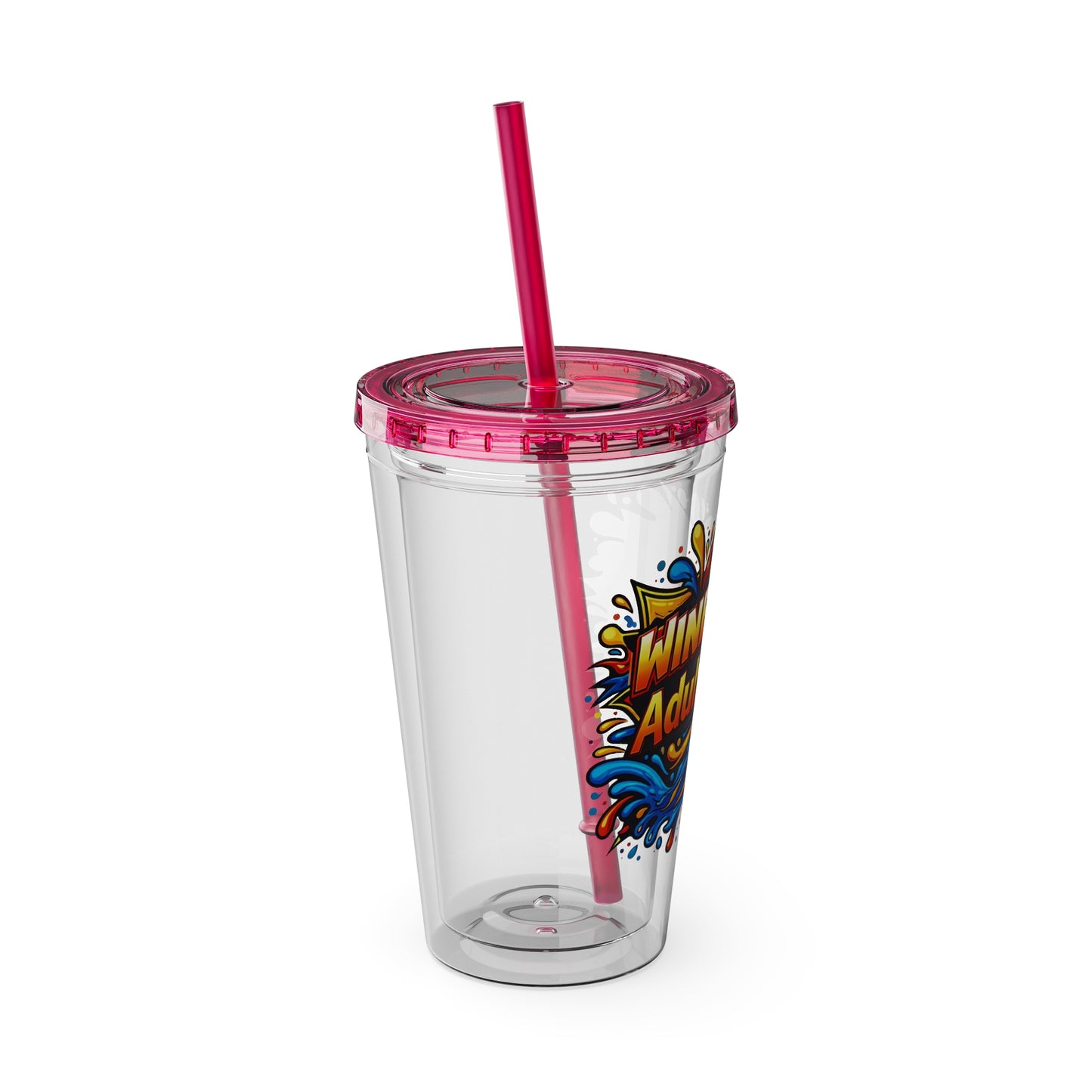 WINE NOW Adult later Clear Insulated Cup