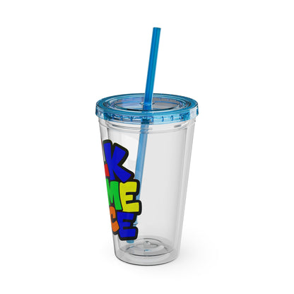Talk to me nice Clear Insulated Cup