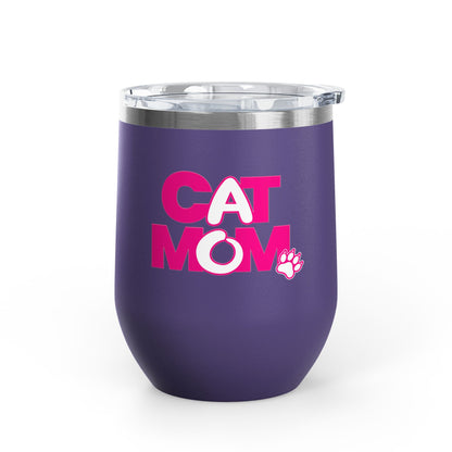 Cat mom pink Tumbler