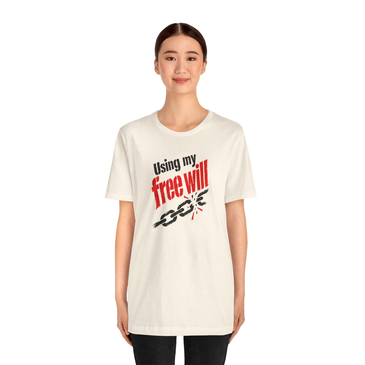 Using my free will T-shirt
