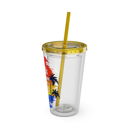 Girls just wanna have sun Clear Insulated Cup