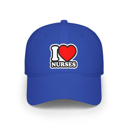 I love nurses Baseball Cap