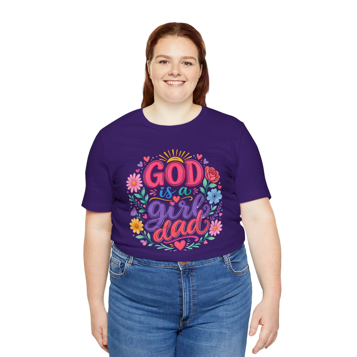 GOD is a girl dad T-shirt