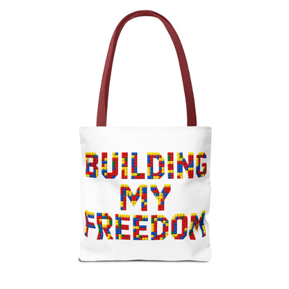 Building my freedom Tote Bag