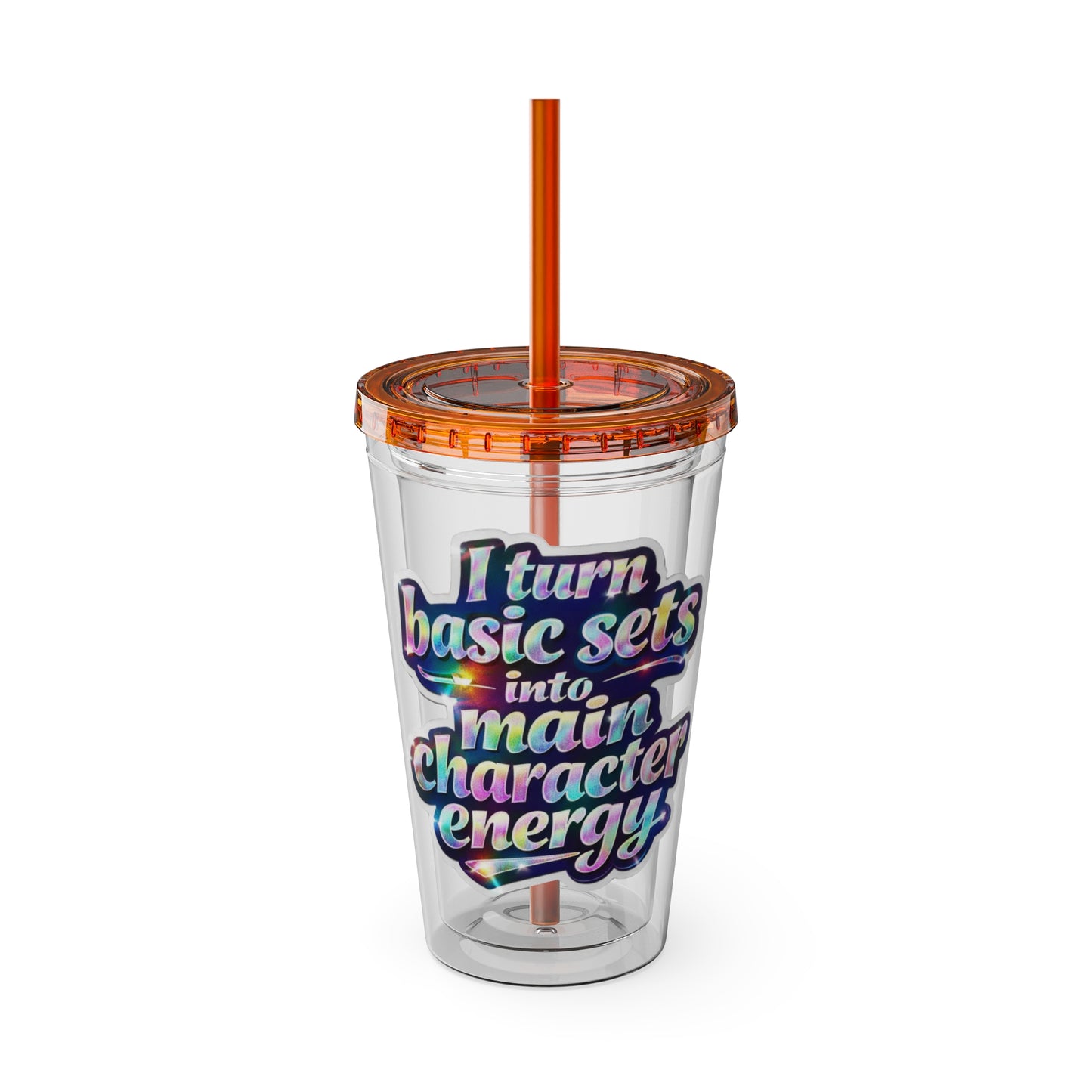 I turn basic sets into main character energy Clear Insulated Cup
