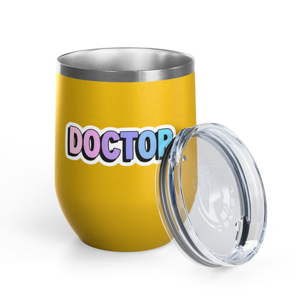 DOCTOR faux sticker Tumbler
