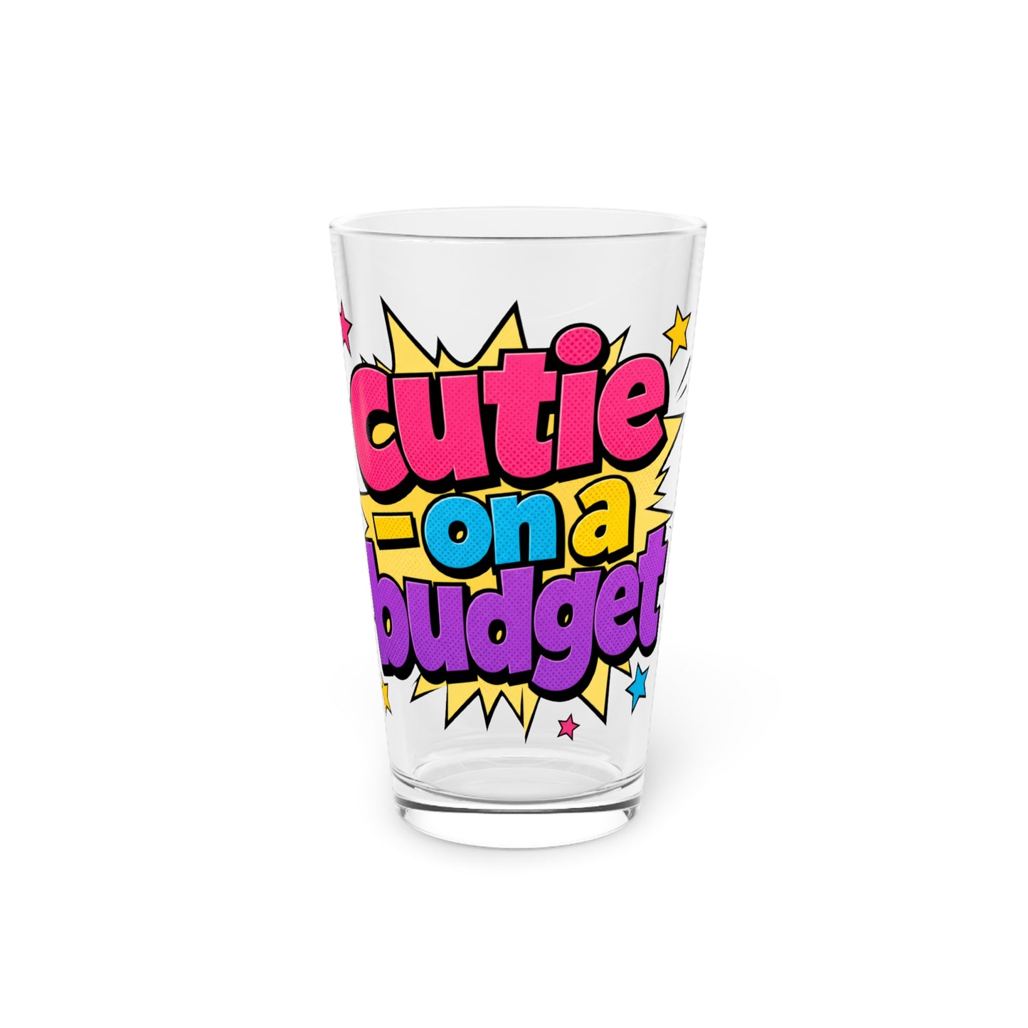 Cutie on a budget Beer Glass