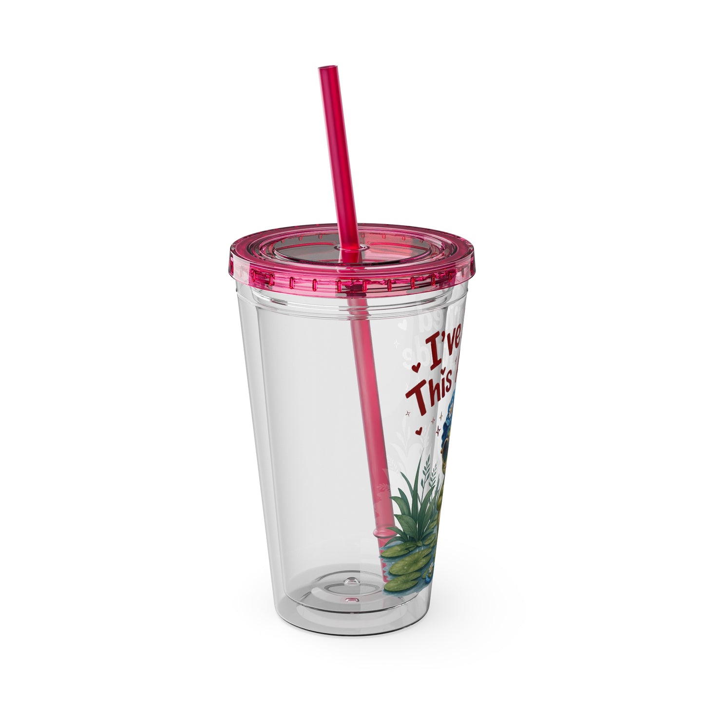 I've earned this attitude Clear Insulated Cup