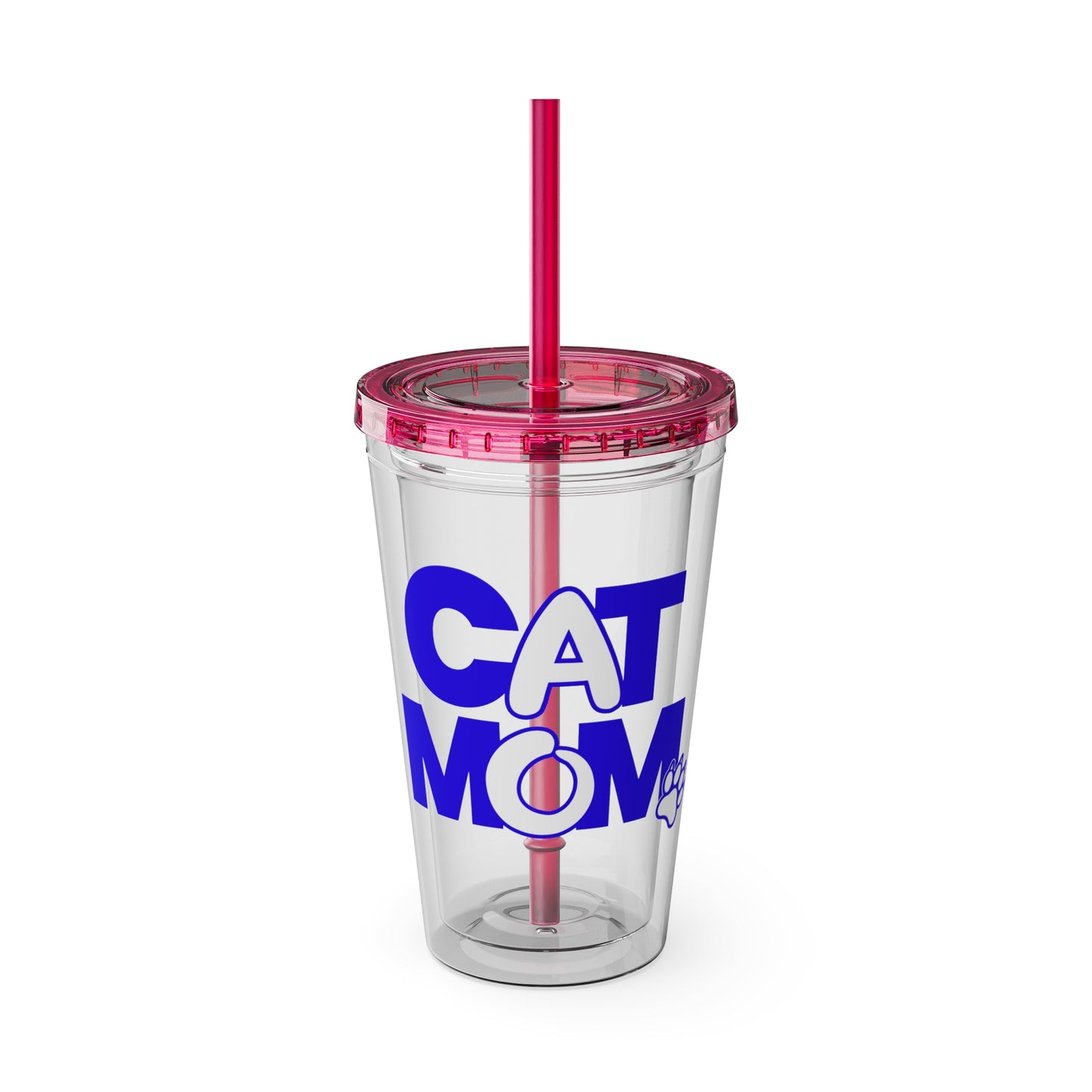 Cat mom blue Insulated Cup