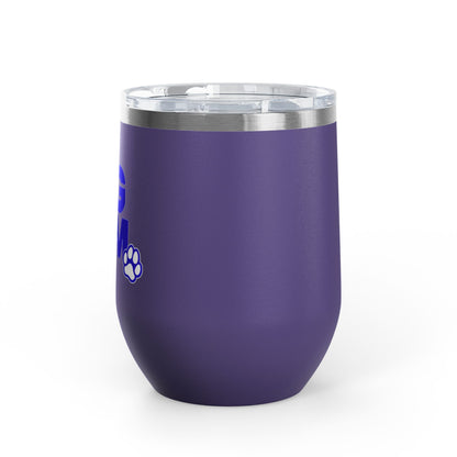 Dog mom blue Tumbler
