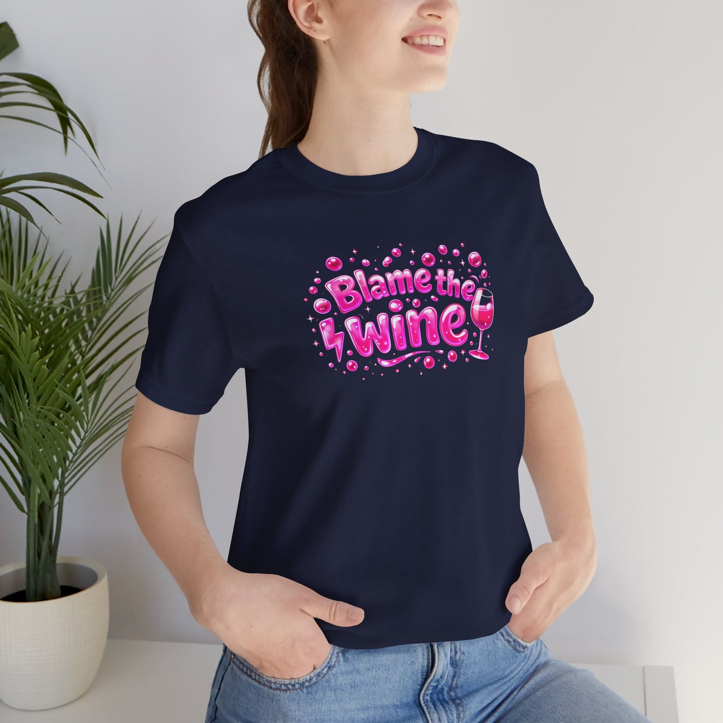 Blame the wine T-shirt