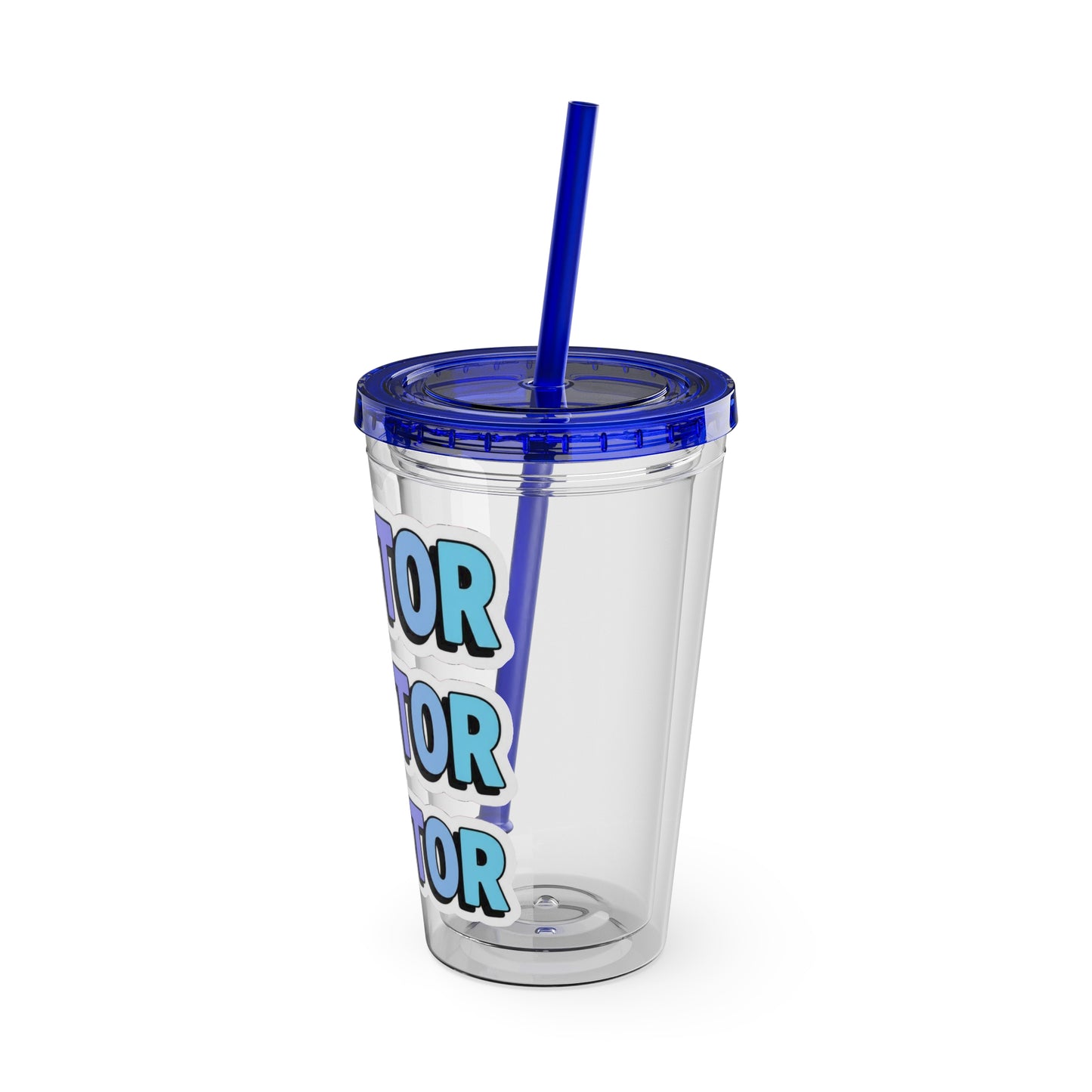 DOCTOR faux sticker Clear Insulated Cup