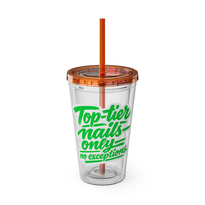Top-tier nails only no exceptions Clear Insulated Cup