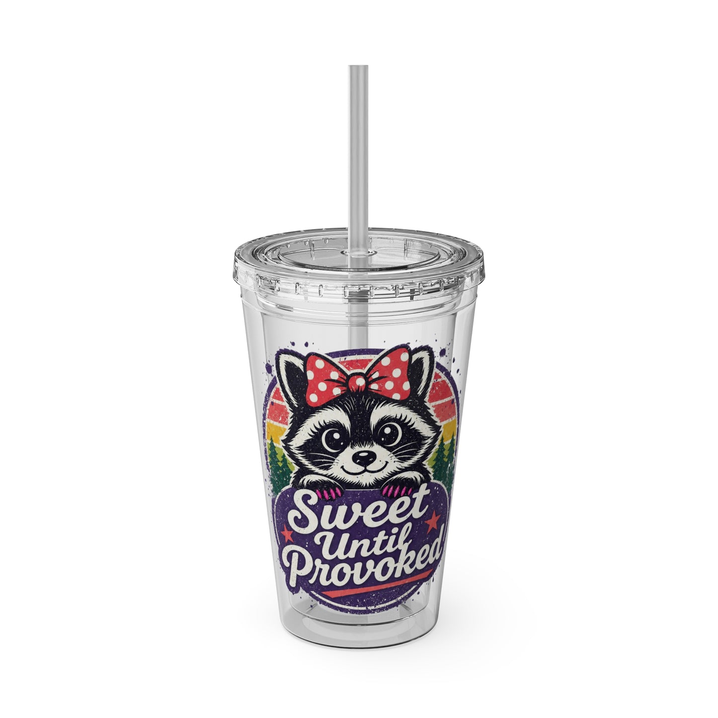 Sweet until provoked Clear Insulated Cup