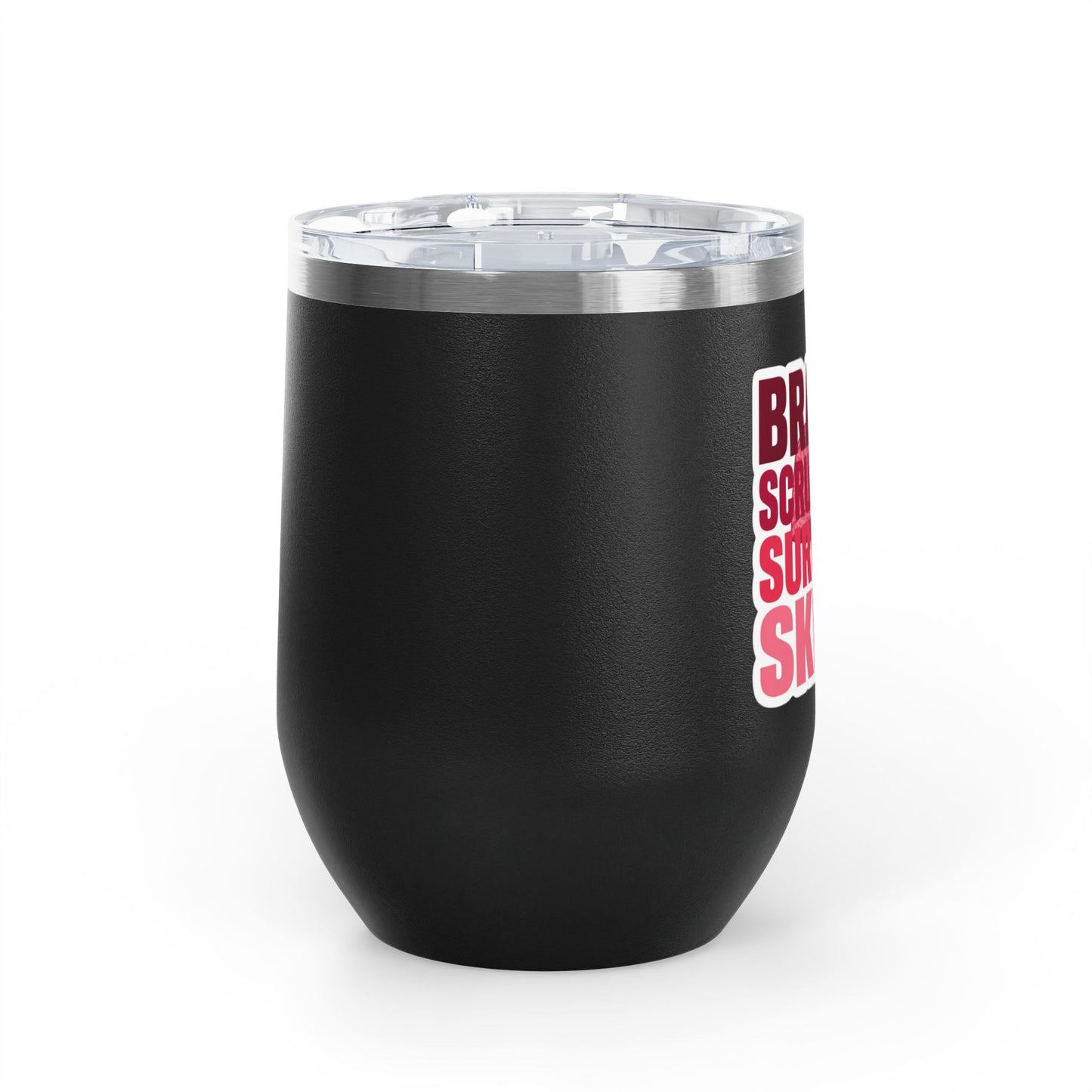 Brains, scrubs and surgical skills pink Tumbler