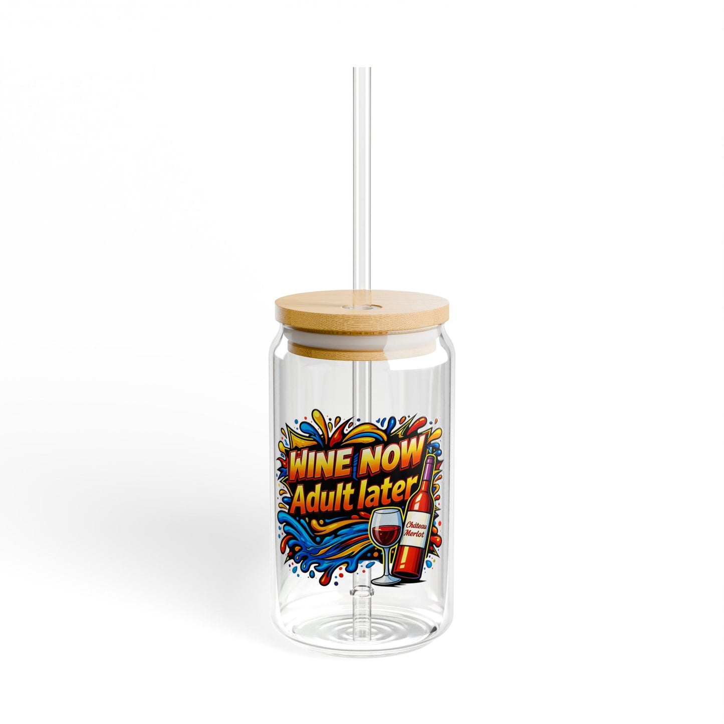 WINE NOW Adult later Sipper Glass