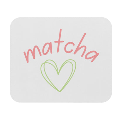 Matcha Heart Mouse Pad