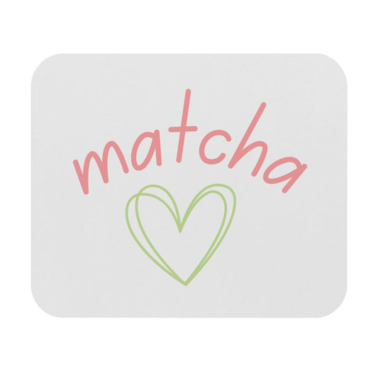 Matcha Heart Mouse Pad