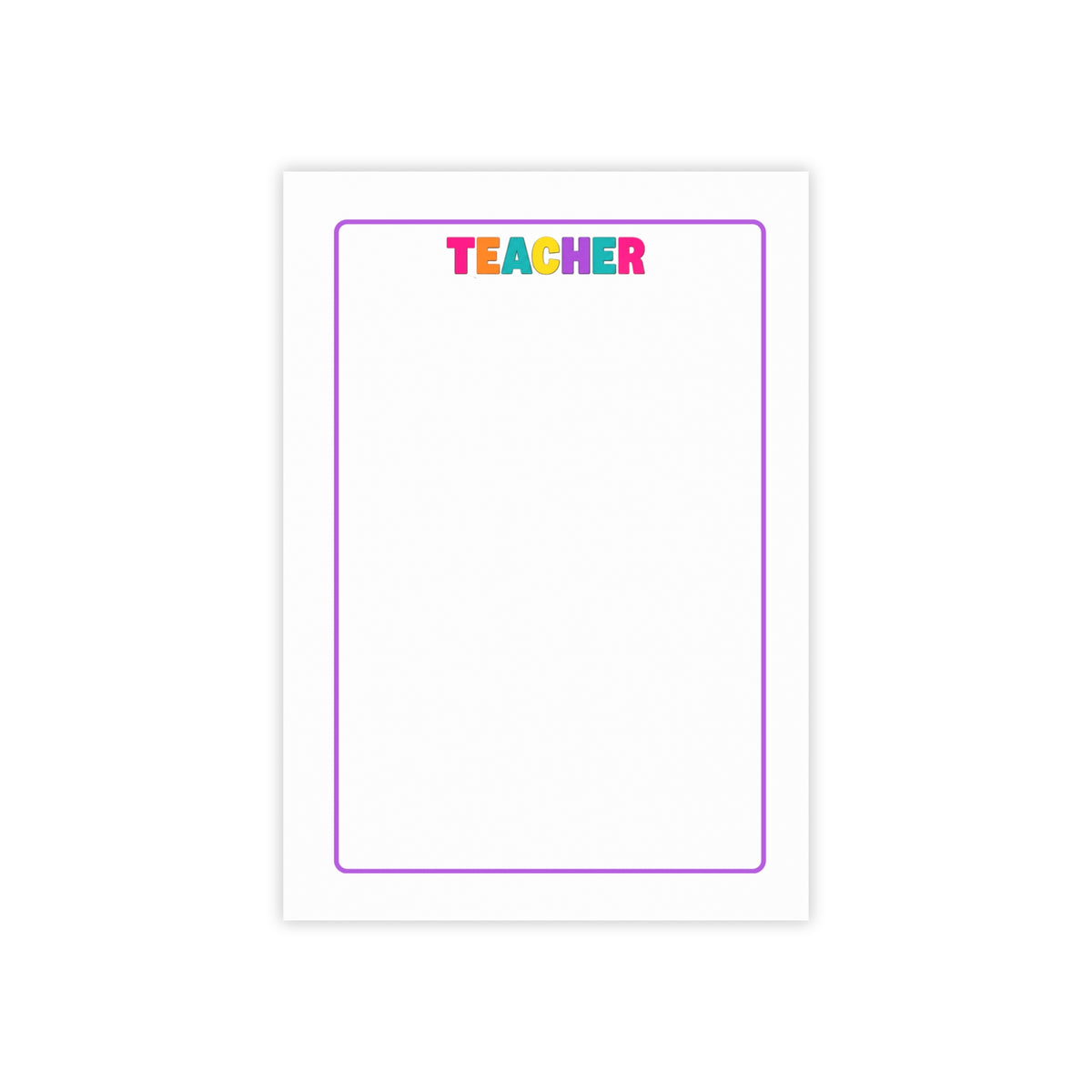 Teacher Post-it Note Pads