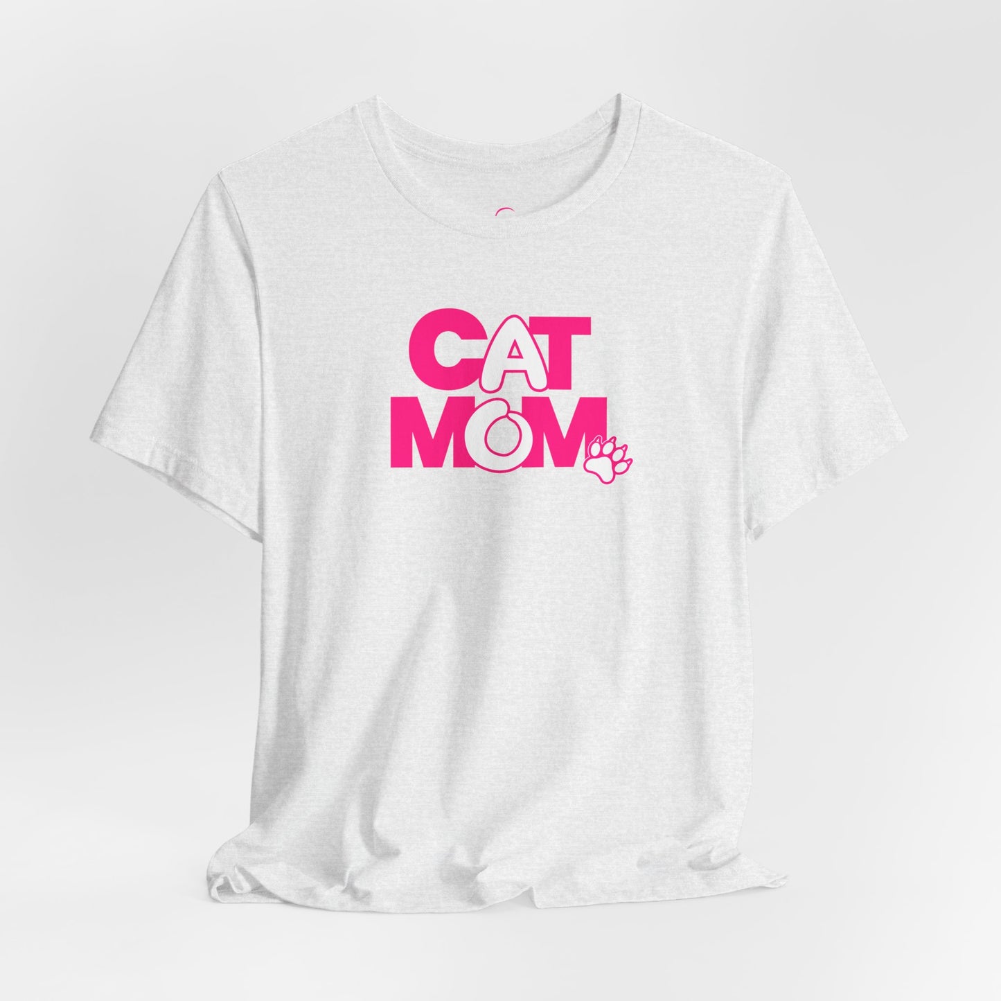 Cat mom pink T-shirt