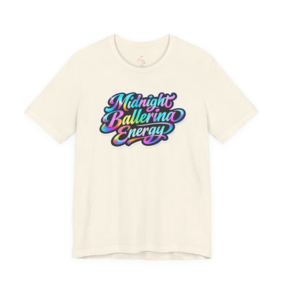 Midnight ballerina energy T-shirt