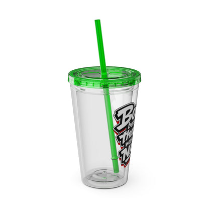 Booked because I'm that girl with the nails Clear Insulated Cup