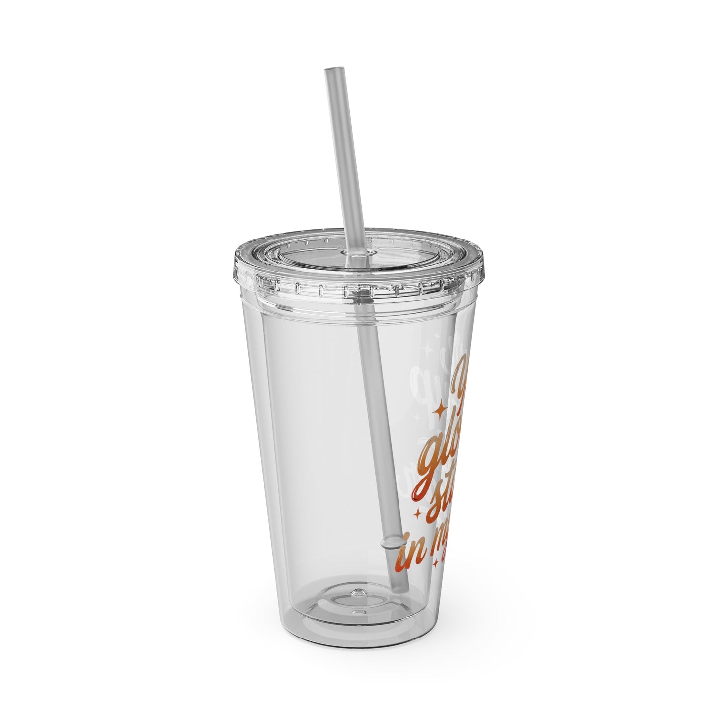 Your glow up starts in my chair Clear Insulated Cup