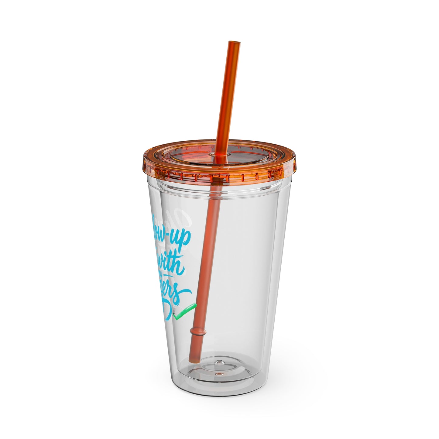 Your glow up starts with my tweezers Clear Insulated Cup